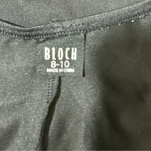 Bloch Girls M 8/10 Black Full Coverage Dance Leotard - Picture 4 of 4